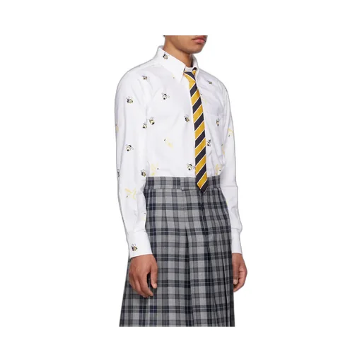 Embroidered Long-Sleeved Shirt