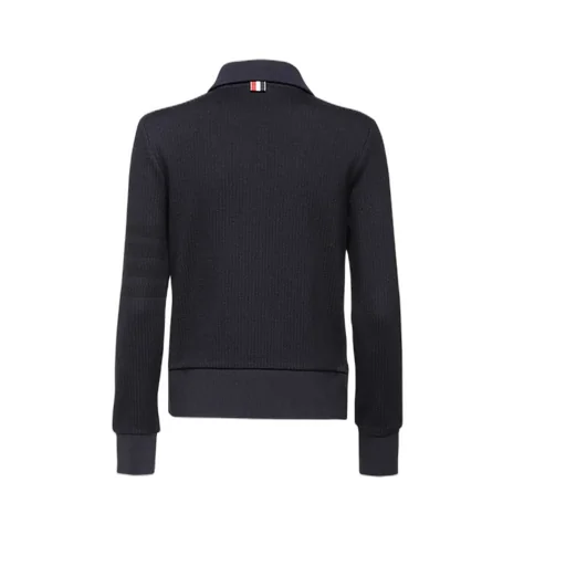 Seersucker 4-Bar Zipped Jacket