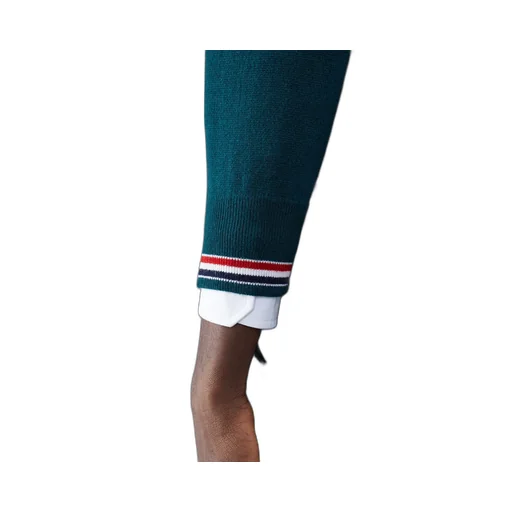 Cashmere Knitted Zip-Up Hoodie