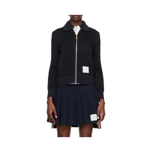 Seersucker 4-Bar Zipped Jacket