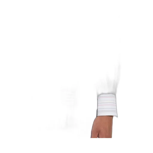 University-Striped Long-Sleeved Buttoned Shirt