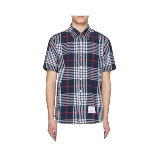 Plaid-Check Short-Sleeve Shirt