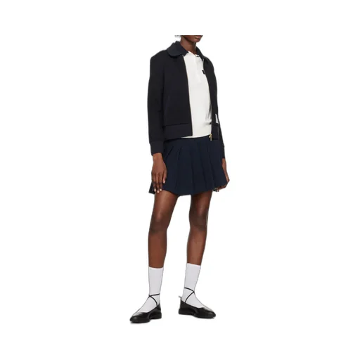 Seersucker 4-Bar Zipped Jacket