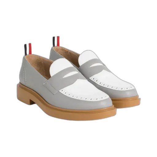 Two-Toned Penny Loafers
