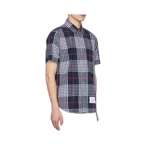 Plaid-Check Short-Sleeve Shirt