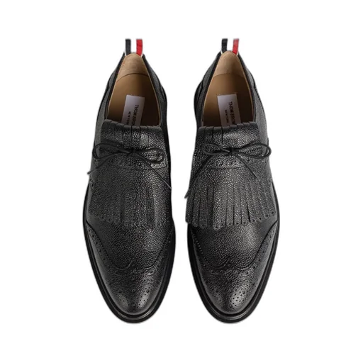 Tassel-Trim Leather Brogues