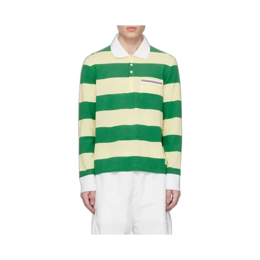 Striped Piqué Polo Shirt