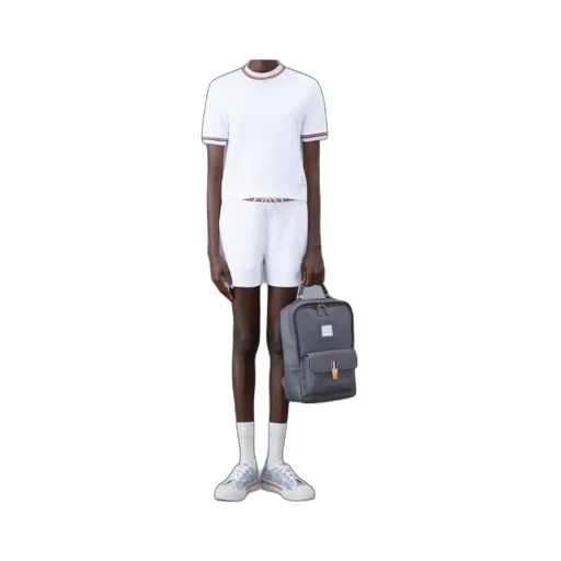 Logo Patch Drawstring Shorts