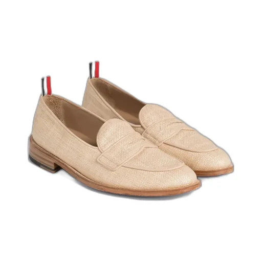 Woven Detailed Loafers