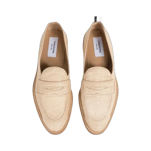 Woven Detailed Loafers