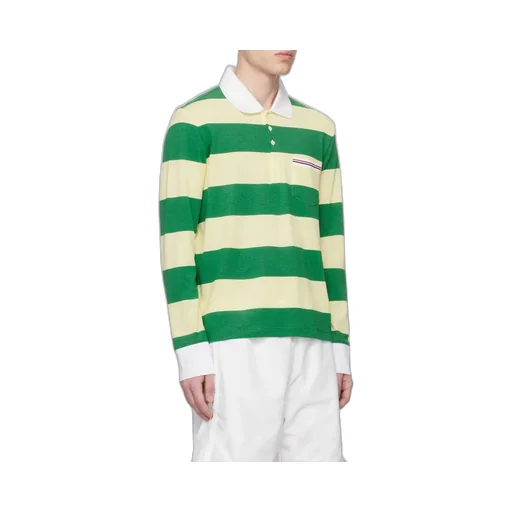 Striped Piqué Polo Shirt