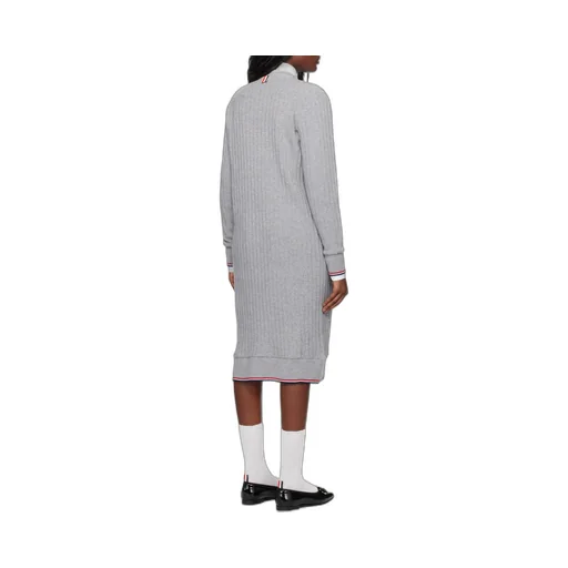 Long Rwb Ribbed Cardigan