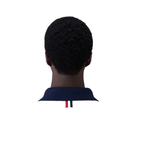Contrasting-Collar Detail Polo Shirt