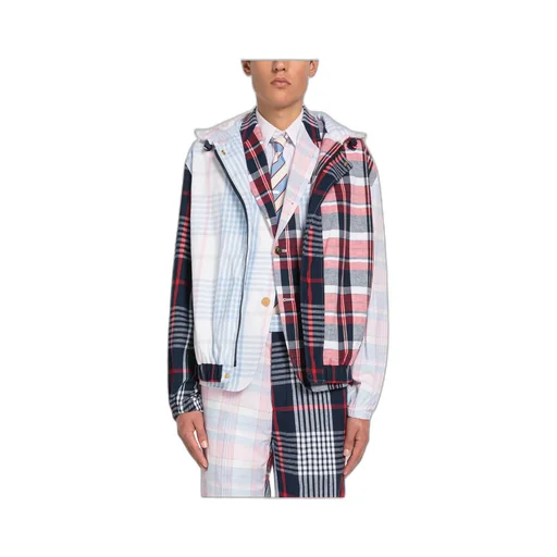 Plaid Patchwork Blazer