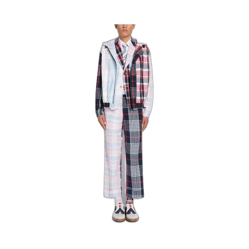Plaid Patchwork Blazer