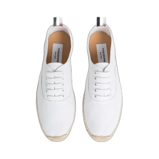 Jute-Sole Lace-Up Sneakers