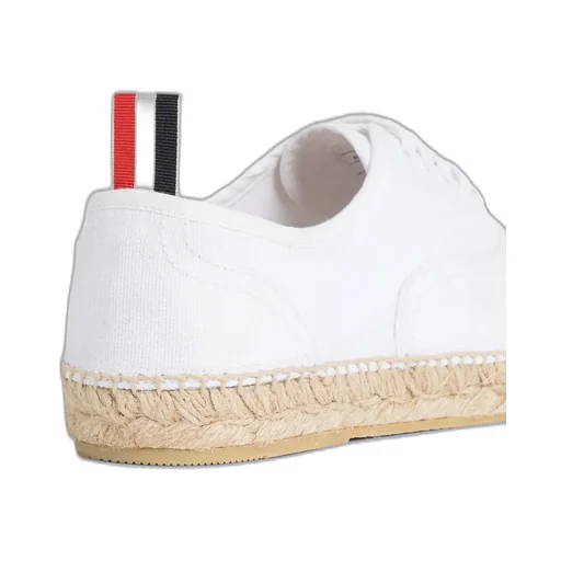 Jute-Sole Lace-Up Sneakers