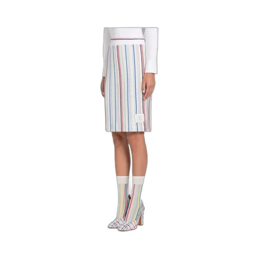 Striped Knitted Skirt