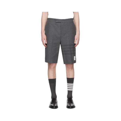 4-Bar Striped Bermuda Shorts