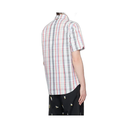 Checkered Short-Sleeve Shirt