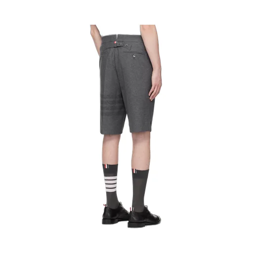 4-Bar Striped Bermuda Shorts