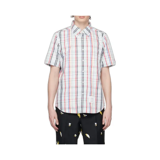 Checkered Short-Sleeve Shirt