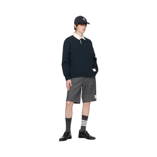 4-Bar Patch Polo Shirt