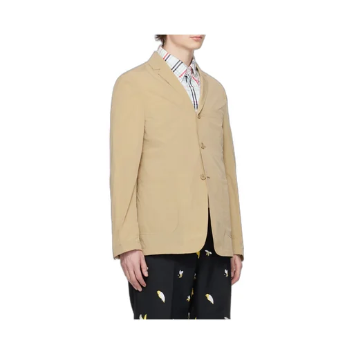 Unconstructed Single-Breasted Blazer