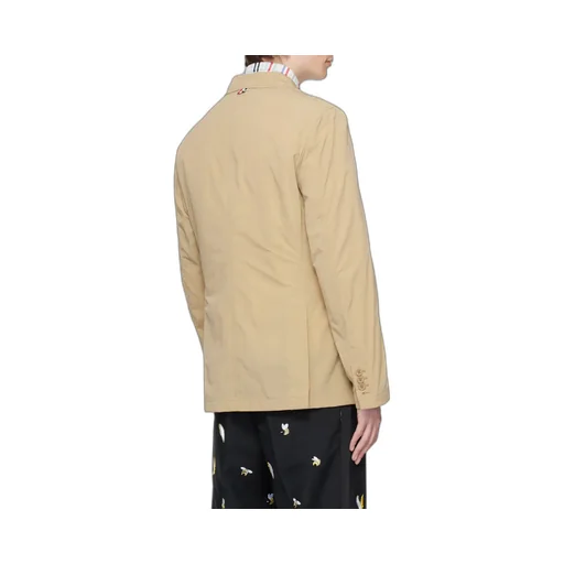 Unconstructed Single-Breasted Blazer