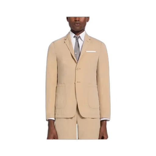 Unconstructed Single-Breasted Blazer