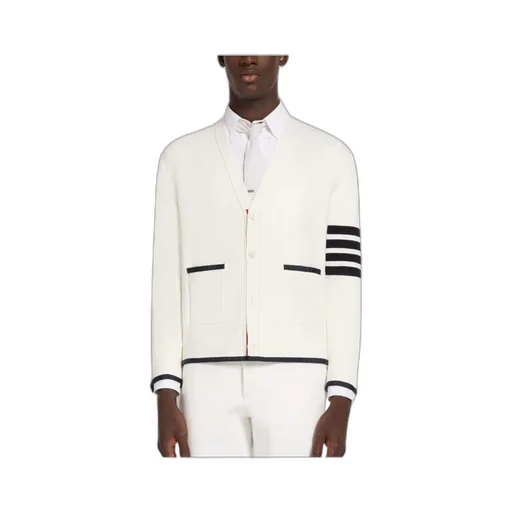 4-Bar Striped Cardigan