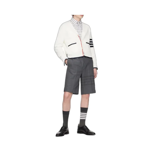 Rwb-Striped Gingham Buttoned Shirt