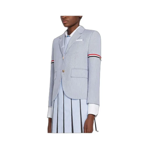 Rwb Striped Single-Breasted Tailored Blazer