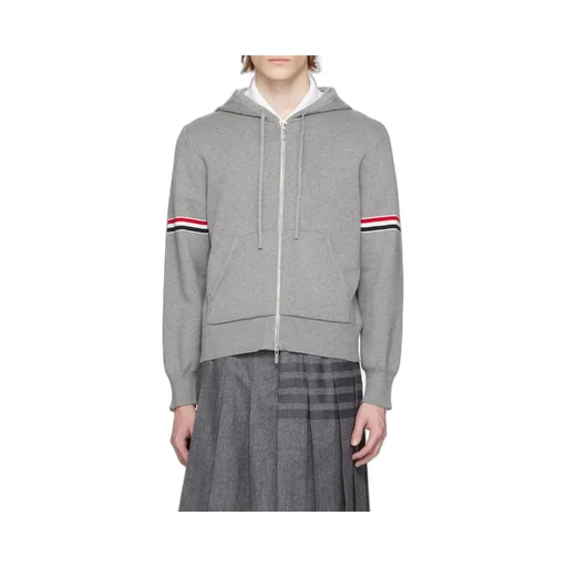 Zip-Up Drawstring Hoodie