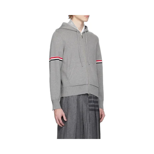 Zip-Up Drawstring Hoodie