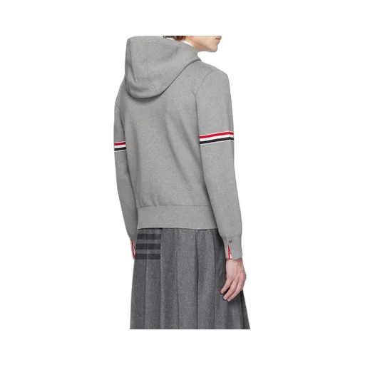 Zip-Up Drawstring Hoodie