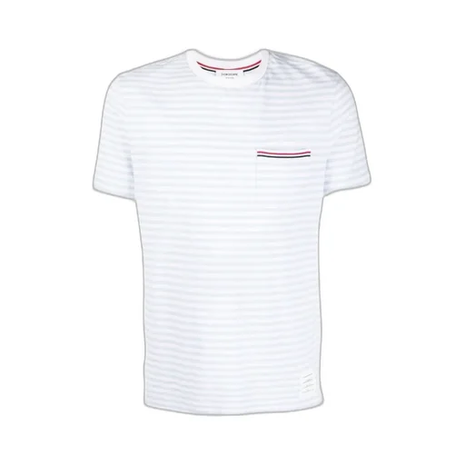 Stripe-Printed Crewneck T-Shirt