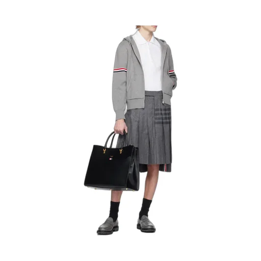 Zip-Up Drawstring Hoodie