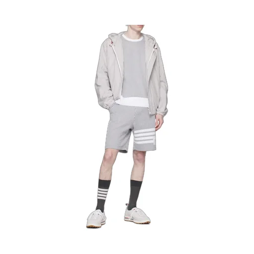 4-Bar Stripe Seersucker Sweatshirt