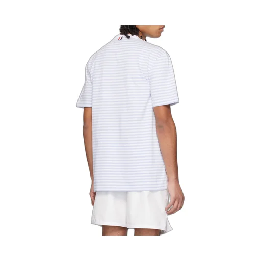 Stripe-Printed Crewneck T-Shirt