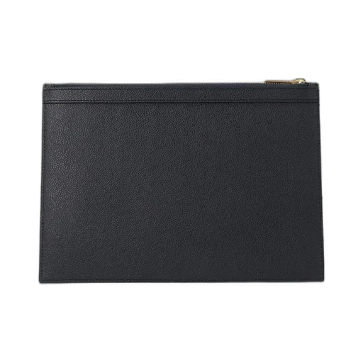 Small 4-Bar Striped Zipped Wallet