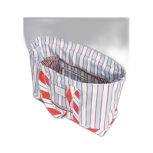 Striped Medium Tool Tote Bag