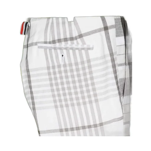 Checked Panelled Shorts