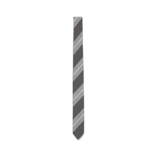 Diagonal Striped Pointed-Tip Tie