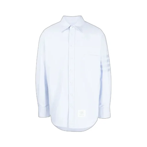 Striped Collared Button-Up Shirt
