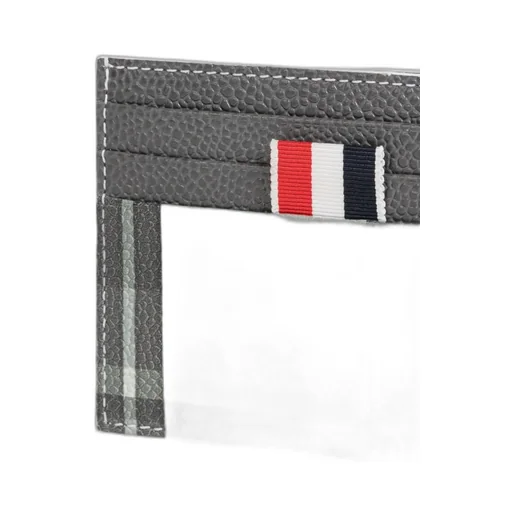 Logo-Tag Check-Pattern Cardholder