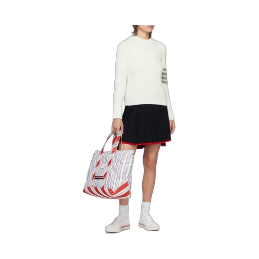 Striped Medium Tool Tote Bag