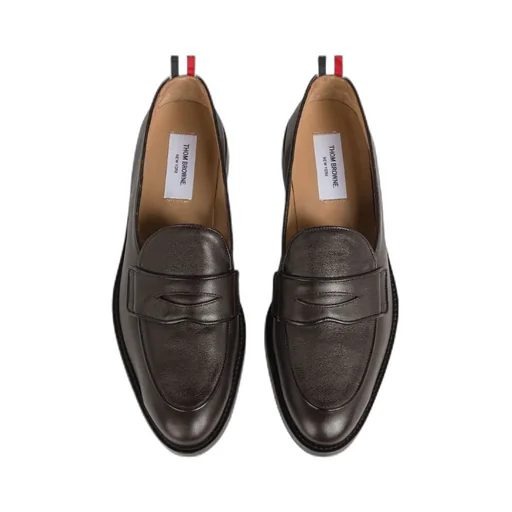 Grosgrain-Loop Trim Loafers