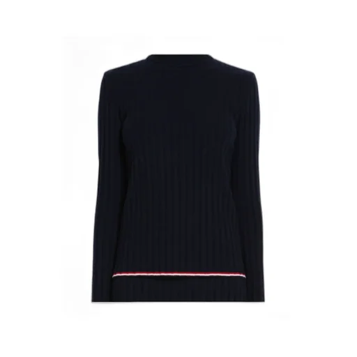 Ribbed Knit Turtleneck Jumper