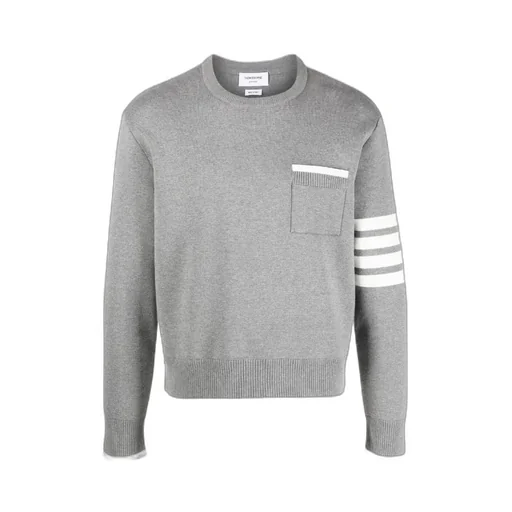 4-Bar Striped Crewneck Jumper